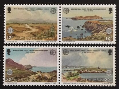 Isle of Man Scott # 306-307ab Mint Never Hinged