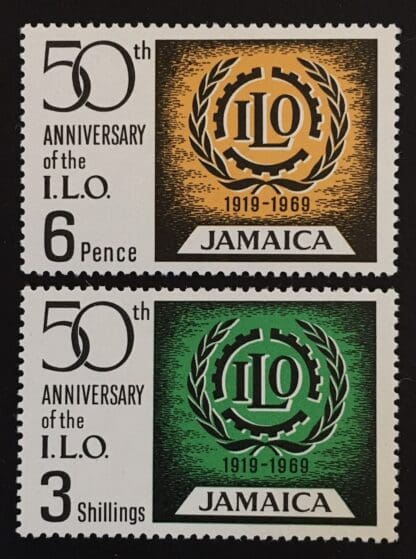 Jamaica # 274-275 Mint Hinged