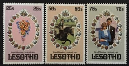 Lesotho Scott # 335-337  Mint Never Hinged