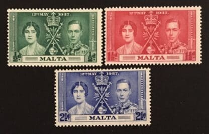 Malta Scott # 188-190 Mint Never Hinged