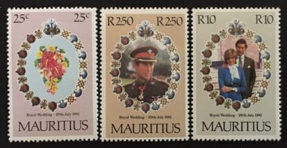 Mauritius Scott # 520-522  Mint Never Hinged