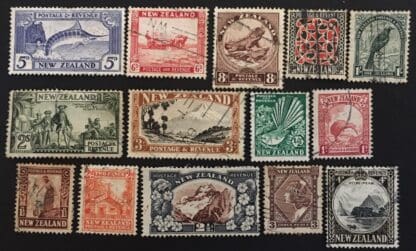 New Zealand Scott # 185-198 Used