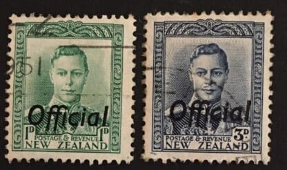 New Zealand Scott # O88-O89 Used