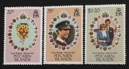 Pitcairn Islands Scott # 206-208 Mint Never Hinged