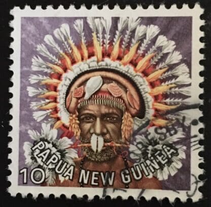 Papua New Guinea Scott # 448 Used