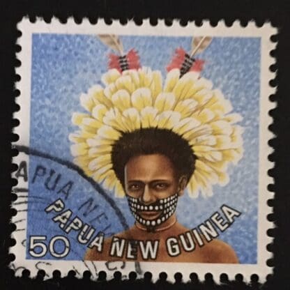 Papua New Guinea Scott # 455 Used