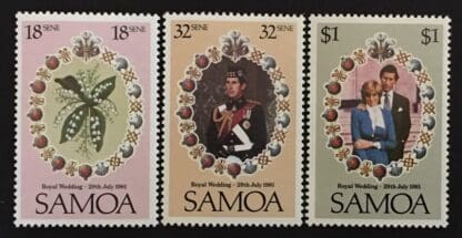 Samoa  Scott # 558-560 Mint Never Hinged