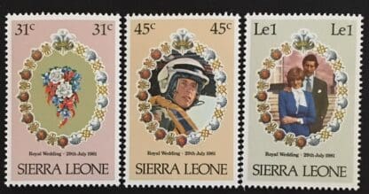 Sierra Leone  Scott # 509/511//514 Mint Never Hinged