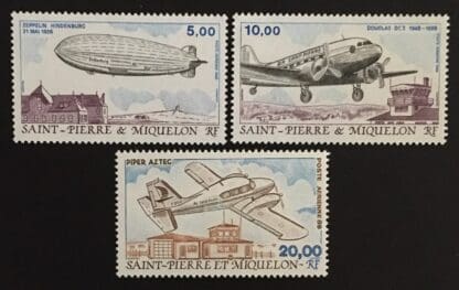 St. Pierre & Miquelon Scott # C63-C65 Mint Never Hinged