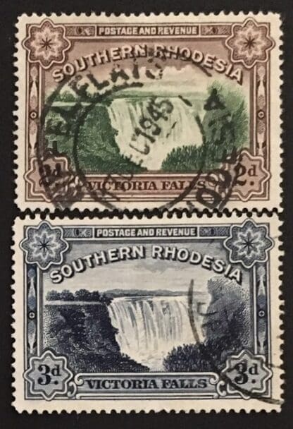 Southern Rhodesia Scott #37-37a Used