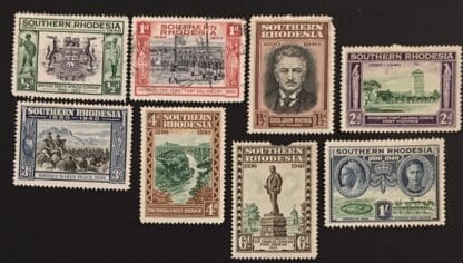 Southern Rhodesia Scott #56-63 Mint & Used