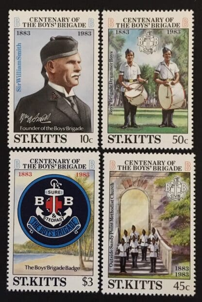 St. Kitts Scott # 108-111 Mint Hinged