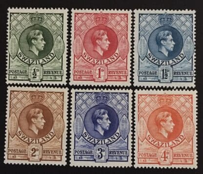 Swaziland Scott #27-32 Mint Hinged