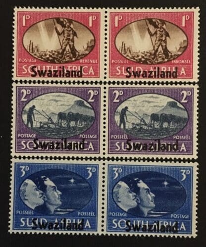 Swaziland Scott #38-40 Mint Hinged