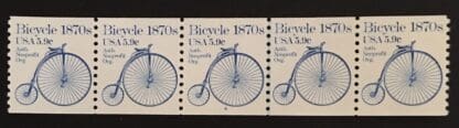 Scott # 1901 MNH Plate Strip of Five # 4