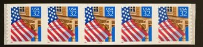 Scott # 2915A MNH Plate Strip of 5 # 78777