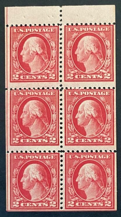 Scott # 499e Mint Never Hinged Booklet Pane