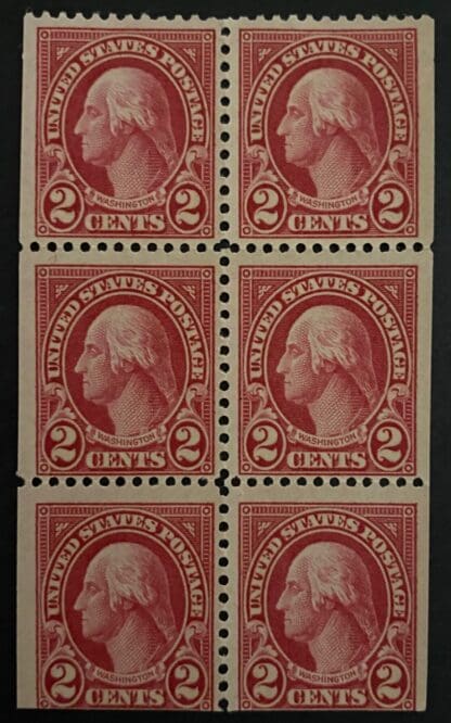 Scott # 554 Mint Never Hinged Booklet Pane