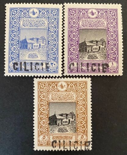 Cilicia Scott # 10-12 Mint Hinged