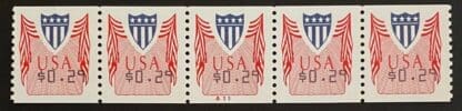 Scott # CPV32 MNH Plate Strip of 5 # A11