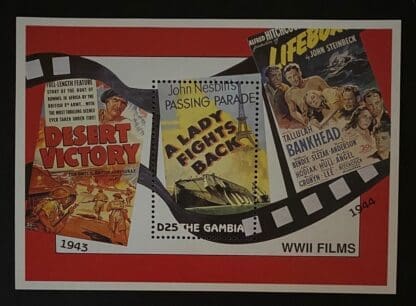 Gambia Scott # War Movies Mint Never Hinged