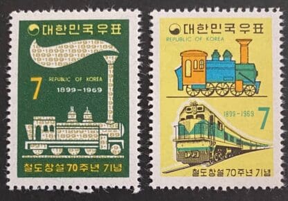 Korea # 684-685 Mint Never Hinged