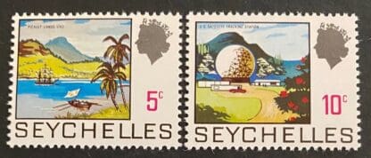 Seychelles # 257-258 Mint Never Hinged