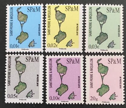 St. Pierre & Miquelon Scott # 1025-1030 Mint Never Hinged