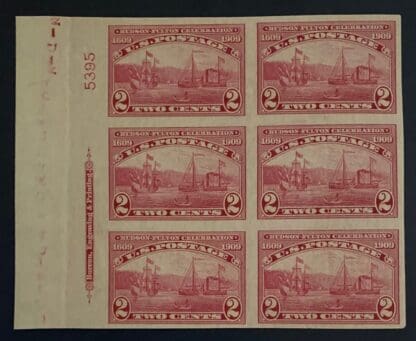 Scott # 373 Mint Never Hinged Plate Block