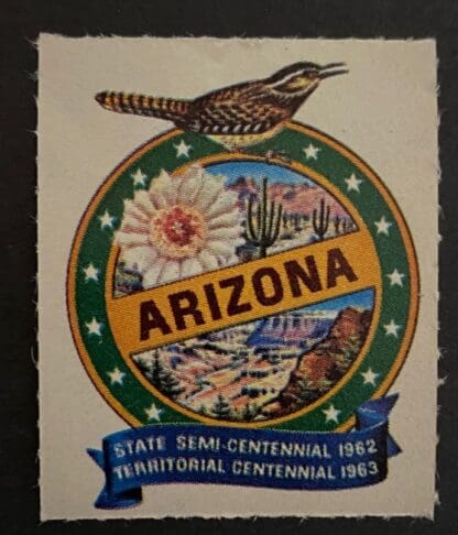 Arizona Semi-Centennial Mint Never Hinged