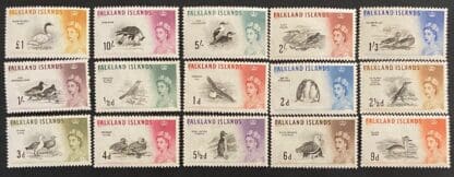 Falkland Islands Scott # 128-142 Mint Never Hinged