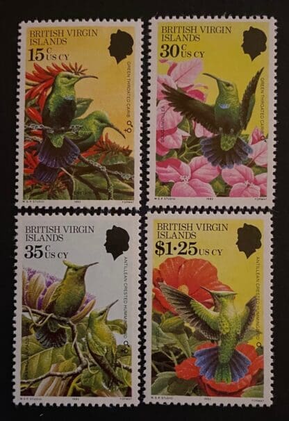 British Virgin Islands Scott # 422-425 Mint Never Hinged