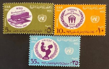 Egypt Scott # 707-709 Mint Never Hinged