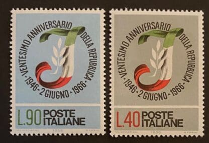 Italy Scott #939-940 Mint Never Hinged