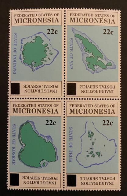 Micronesia Scott #48-51 Mint Never Hinged