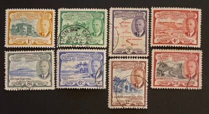 St. Kitts & Nevis Scott #107-114 Used