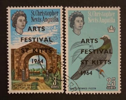 St. Kitts & Nevis Scott #161-162 Used