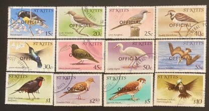 St. Kitts  #55-66 Used