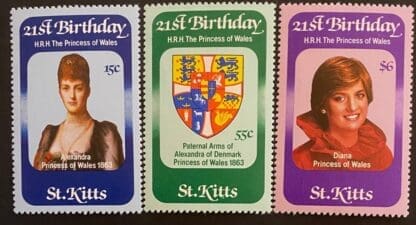 St. Kitts  #93-95 Mint Never Hinged