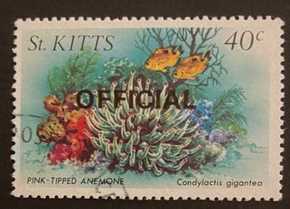 St. Kitts  #O33 Used