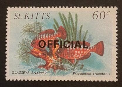 St. Kitts  #O35 Used