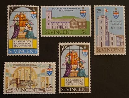 St. Vincent Scott #303-307 Mint Never Hinged