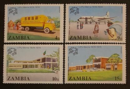 Zambia  Scott # 127-130 Mint Never Hinged