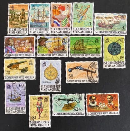 St. Kitts and Nevis 206-222 Used