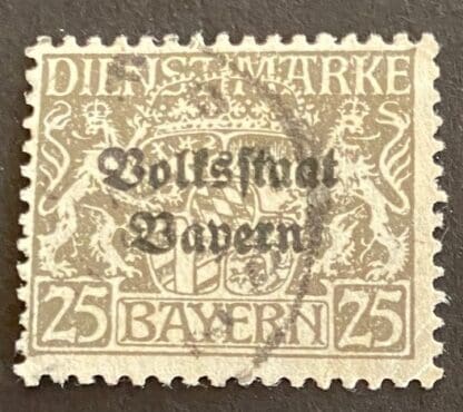 Bavaria Scott # O26 Used