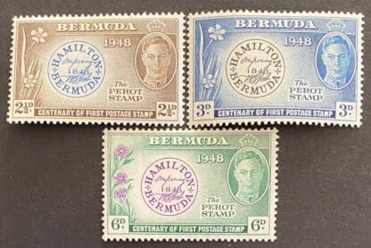 Bermuda Scott # 135-137 Mint Hinged