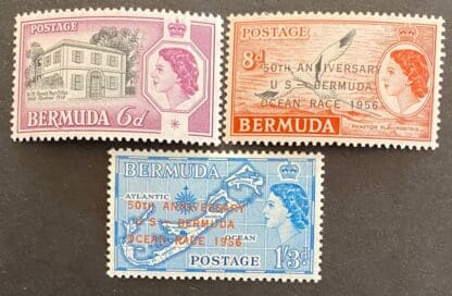 Bermuda Scott # 166-168 Mint Hinged