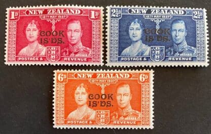 Cook Islands Scott # 109-111 Mint Hinged