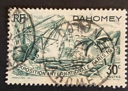 Dahomey Scott # 102 Used