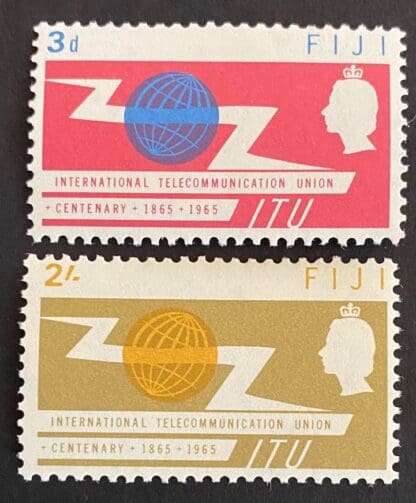 Fiji Scott # 211-212 Mint Hinged